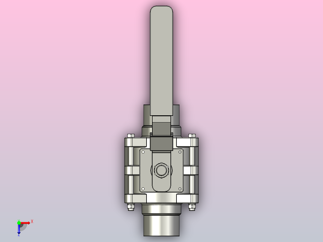 焊式球阀[1507000 0150]俯视图