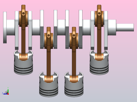 四缸发动机- V4右视缩略图