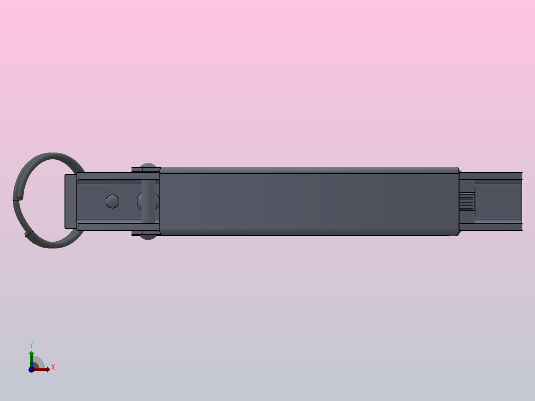 钥匙圈多功能工具前视图