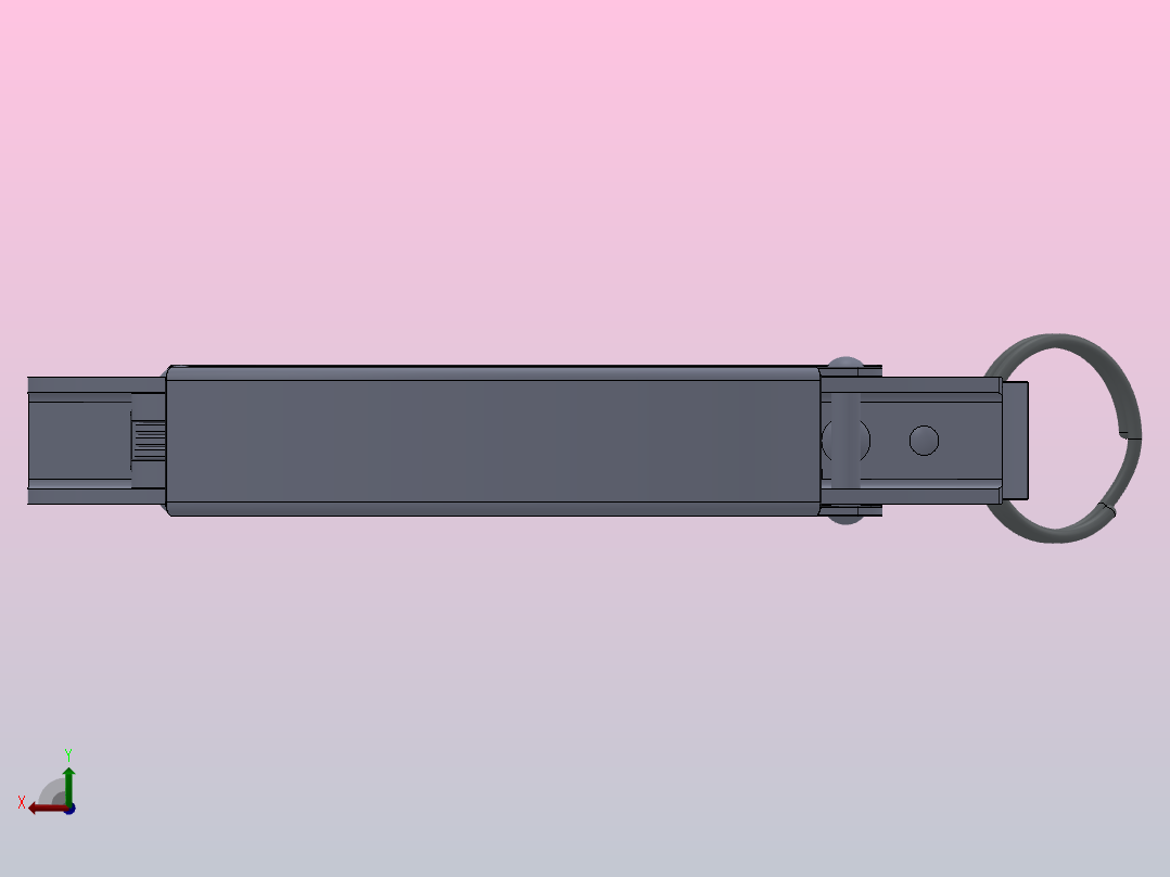钥匙圈多功能工具后视图