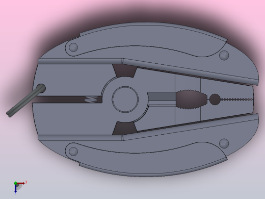钥匙圈多功能工具俯视缩略图