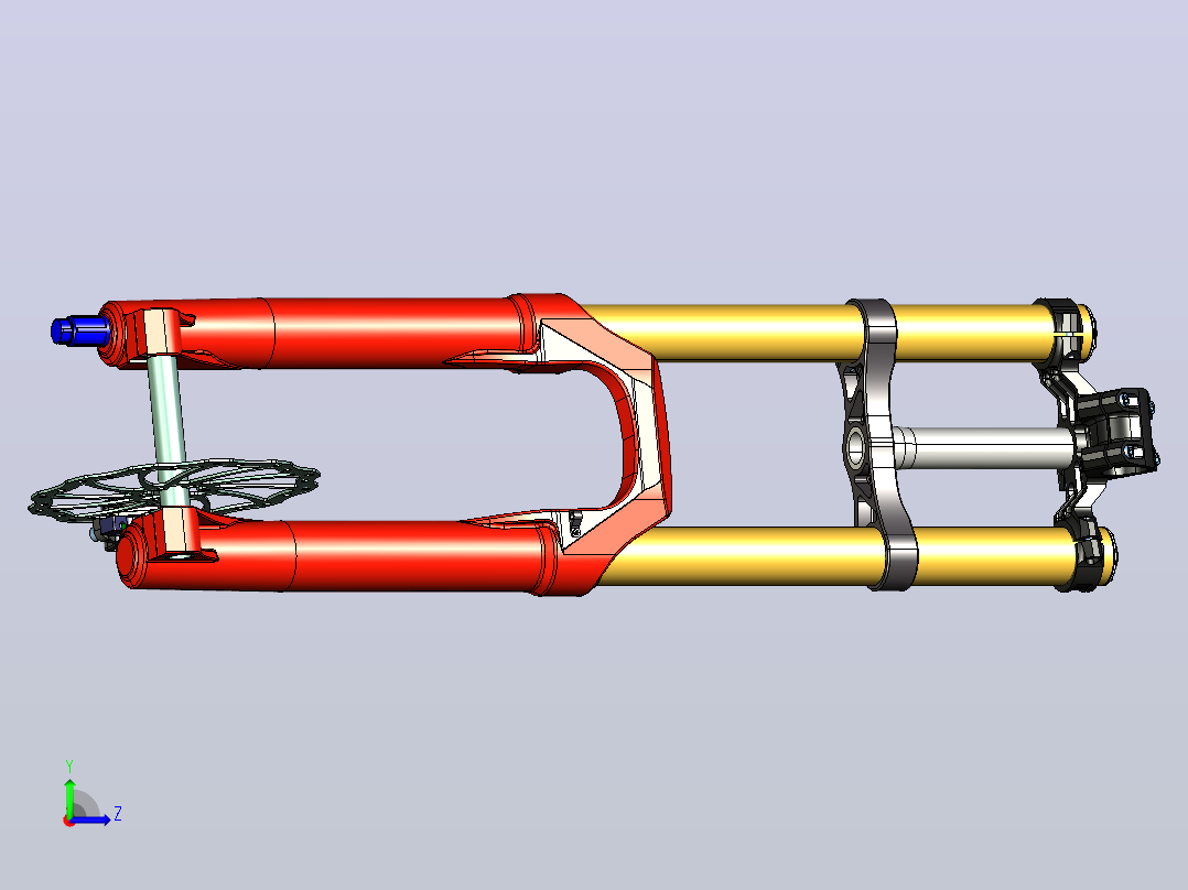 福克斯40 RC2叉带刹车左视图