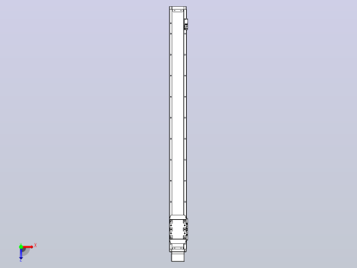 滚珠丝杠直线轴内置导轨TPA-GCR-80-1610C-L950-MP-M40-N3俯视缩略图