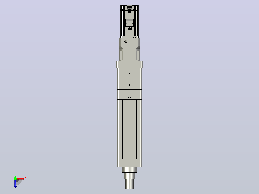 轻载电动缸TPA-ESR100-3210C-L100-M-W-P75-JX-C3俯视图