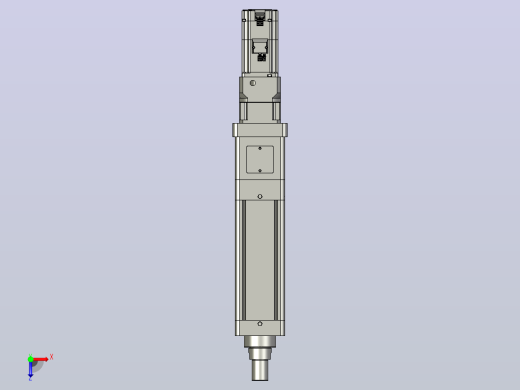 轻载电动缸TPA-ESR100-3210C-L100-M-W-P75-JX-C3俯视缩略图