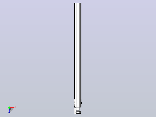 皮带直线轴半封闭可选导轨TPA-HNB-202D-140-L2600-ML-Y-P75-N3俯视缩略图