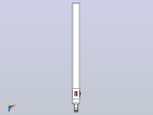 滚珠丝杠直线轴带导轨全封闭TPA-HCR-110D-1610C-L1200-M-C-P40-N3俯视缩略图