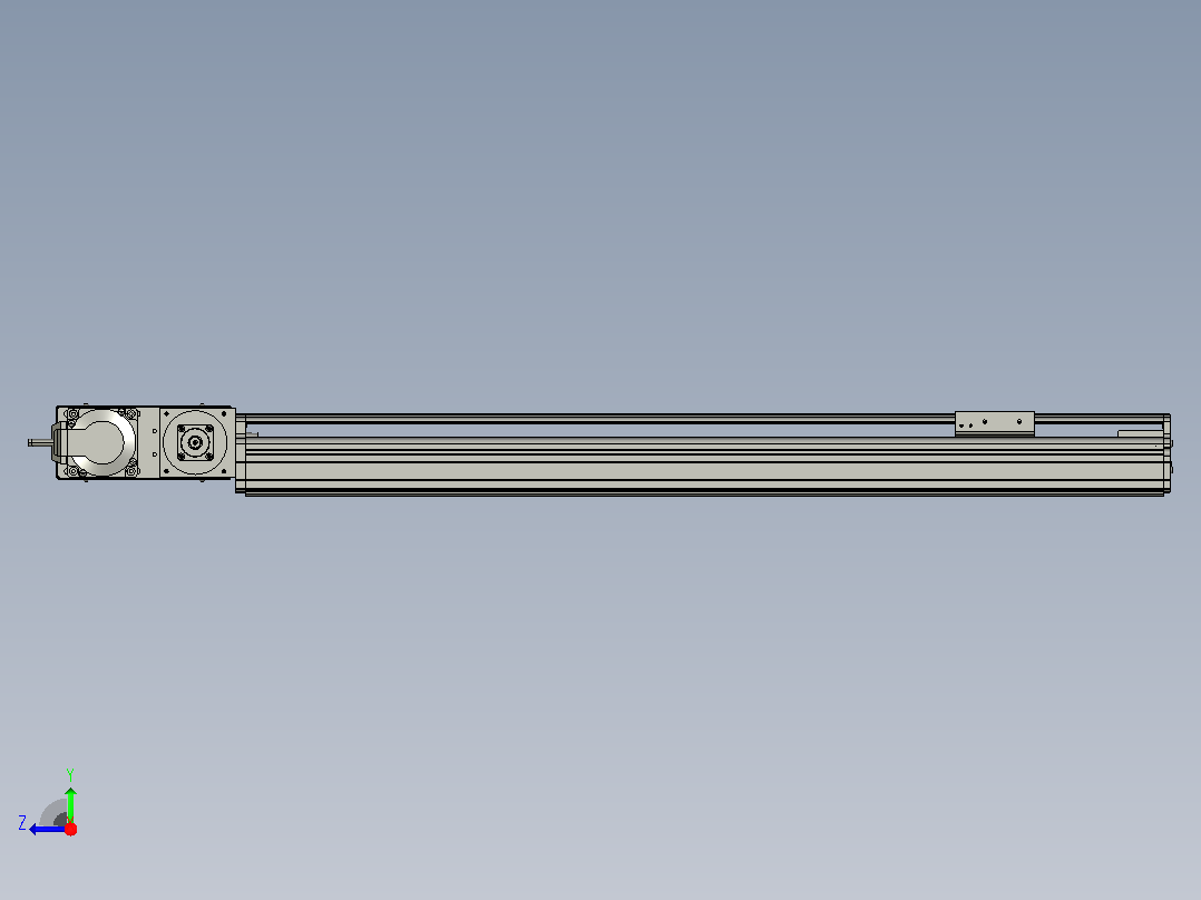 MT75BT半封闭皮带滑台[MT75BT.L80.600.L.P40.C3]右视图