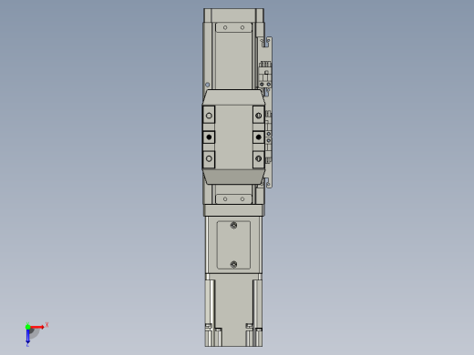 滚珠丝杠直线轴内置导轨TPA-GCR-65-1610C-L50-M-M40-N3俯视缩略图