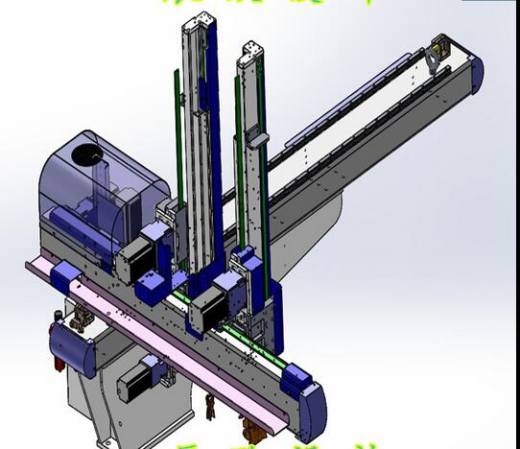 五轴注塑机械手3D图纸 K367 非标自动化设备3D图纸3D模型缩略图