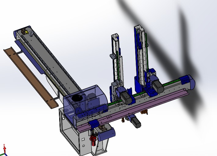 五轴注塑机械手3D图纸 K367 非标自动化设备3D图纸3D模型