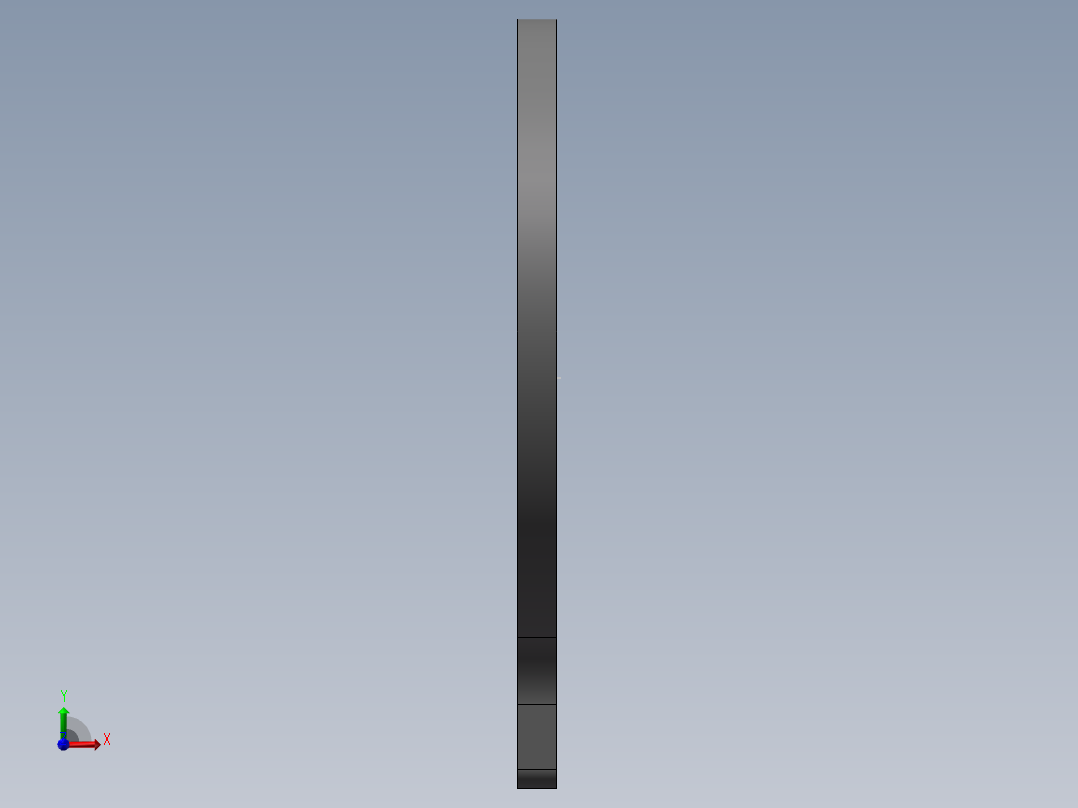 轴卡簧15前视图