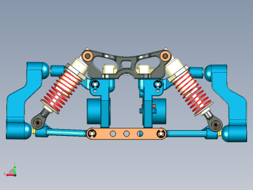 RC遥控车Nitro后悬挂系统3D图纸后视缩略图