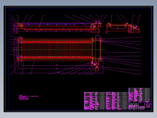 脐橙分级机分级部分设计【食品机械】【14张CAD图纸】50