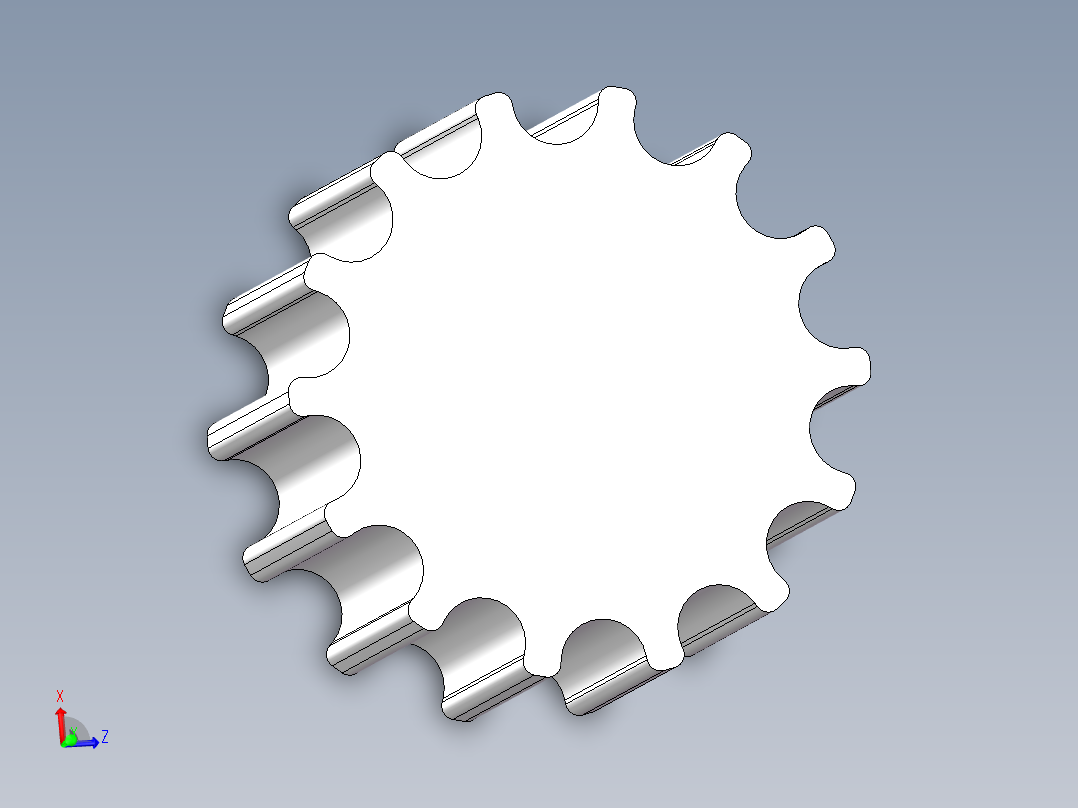 常用同步轮圆弧齿3d图纸 多款M齿型 SW方程式建模 同步带轮3d模型