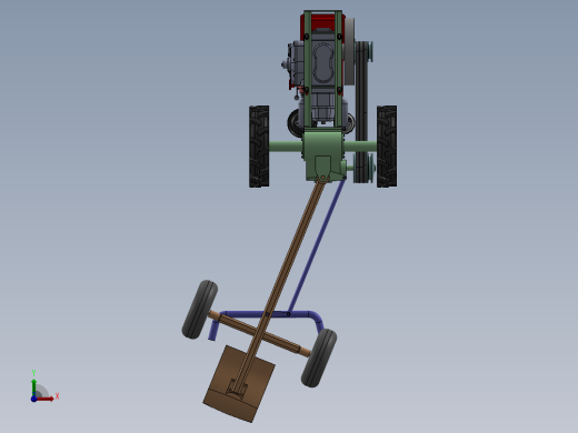 拖拉机模型图前视缩略图