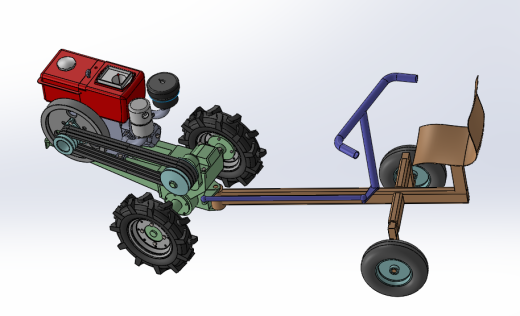 拖拉机模型图缩略图