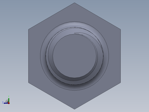 UNC 六角螺栓-Hex Bolt 0.3125-18 x 1.250.SLDPRT右视缩略图