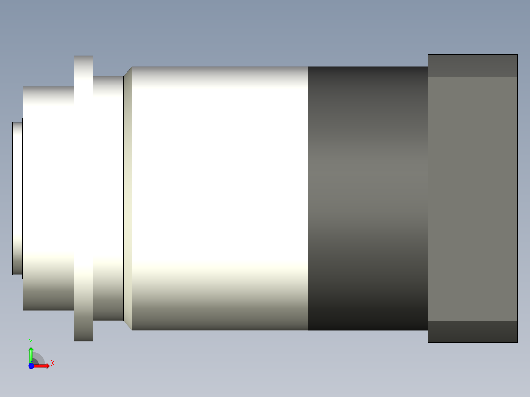 直齿PLH160-L3 42-114.3-200-M12.stp前视图