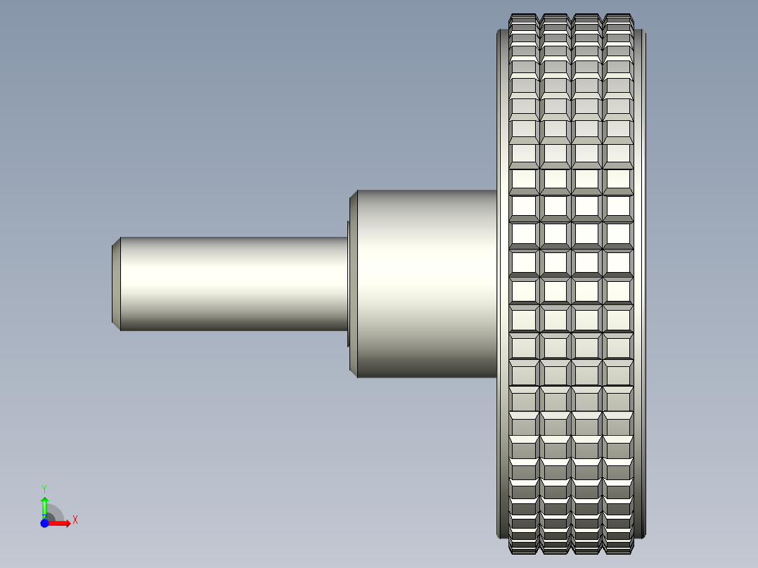 把手(公牙)MBT.p-3D多系列多零件图纸模型前视图