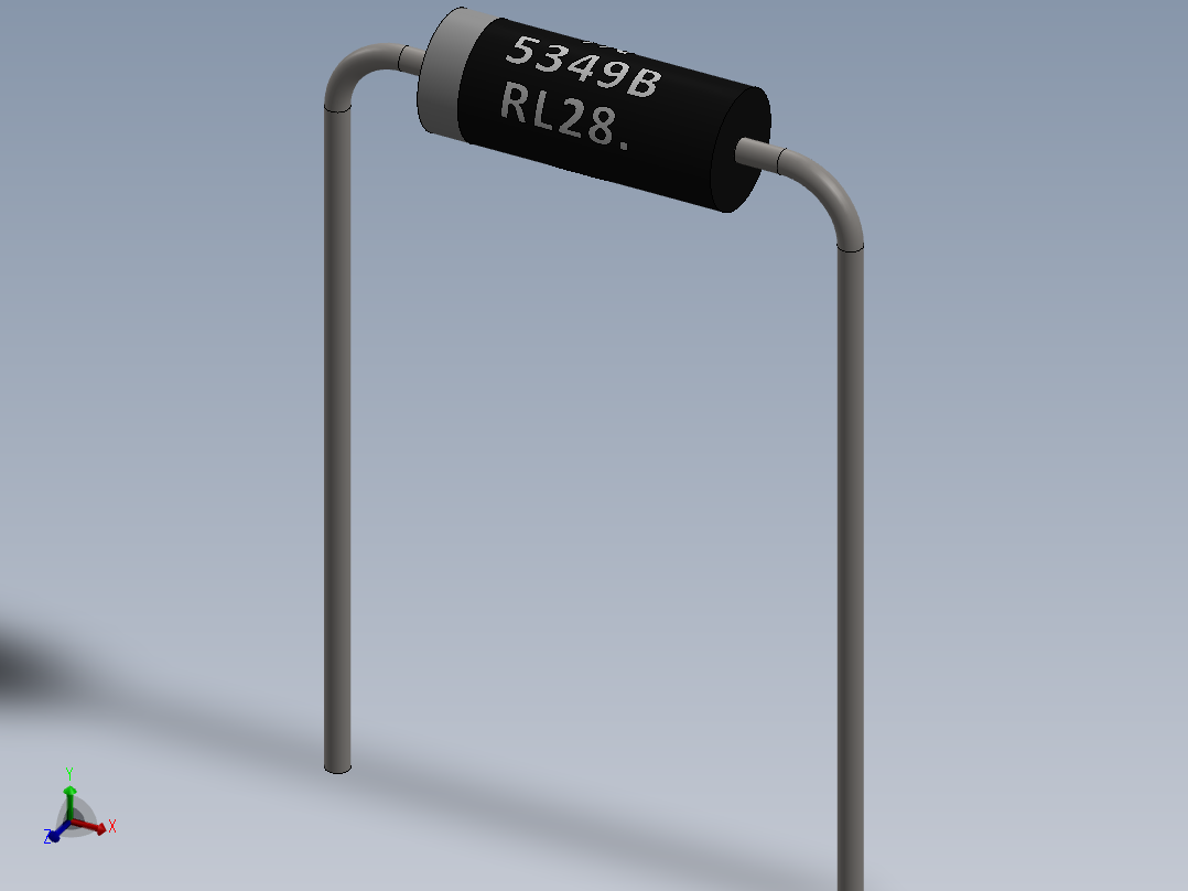 电容器 二极管 电阻器-Zener Diode 1N5349B主视图