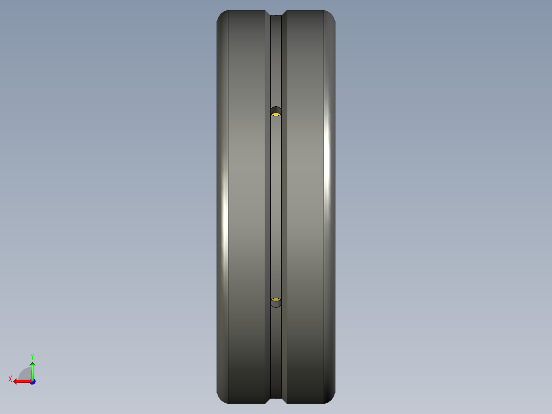 球面滚子轴承后视图