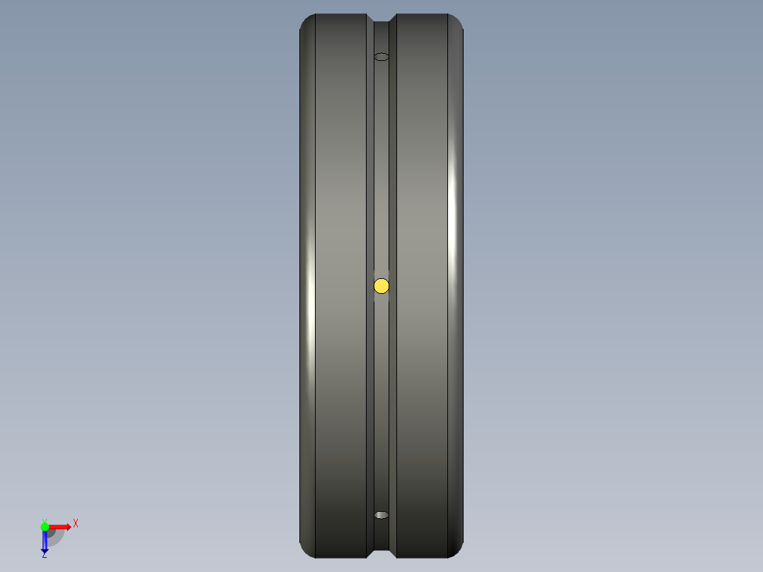 球面滚子轴承俯视图