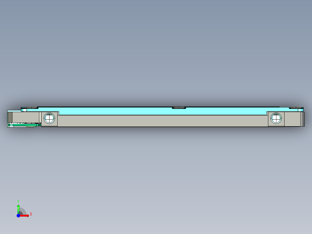 希捷7毫米2.5英寸硬盘前视图