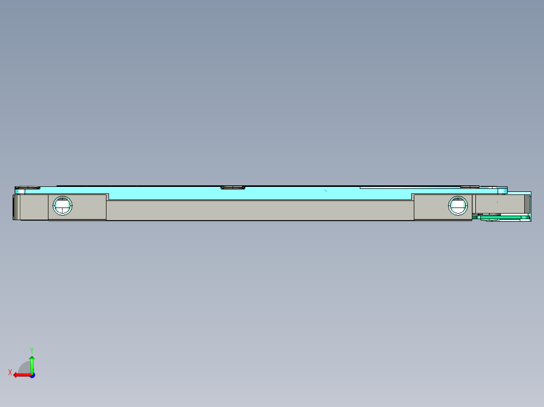 希捷7毫米2.5英寸硬盘后视图