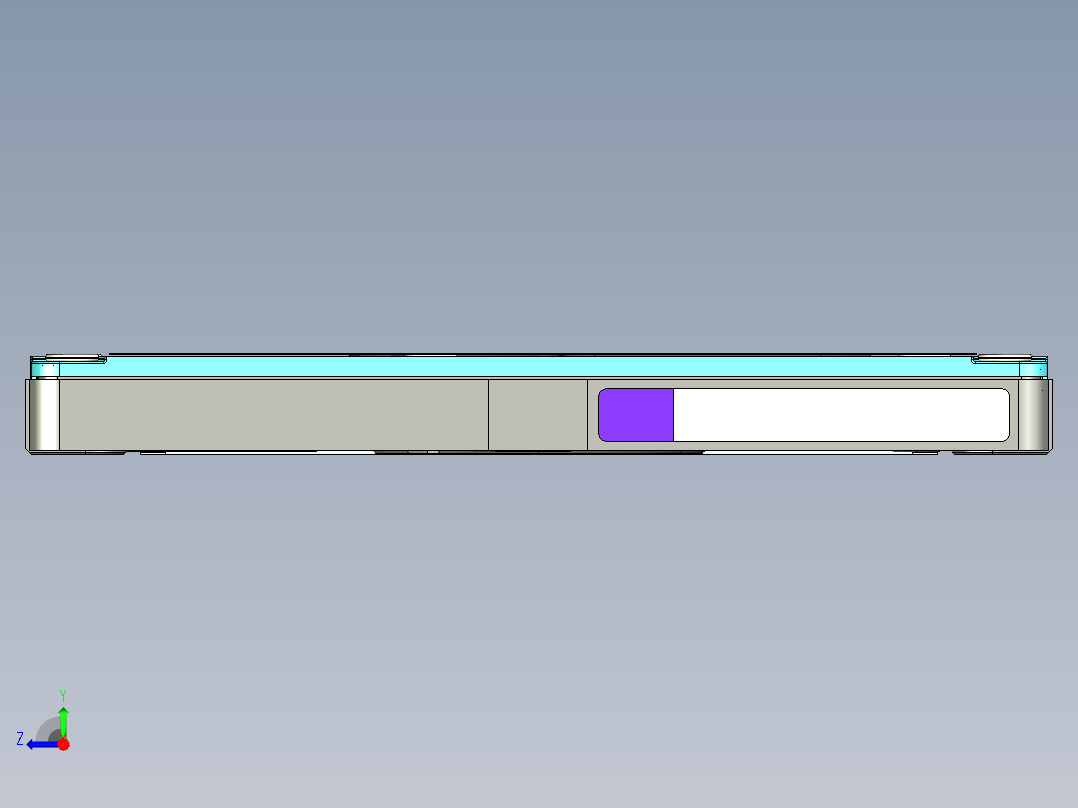 希捷7毫米2.5英寸硬盘右视图