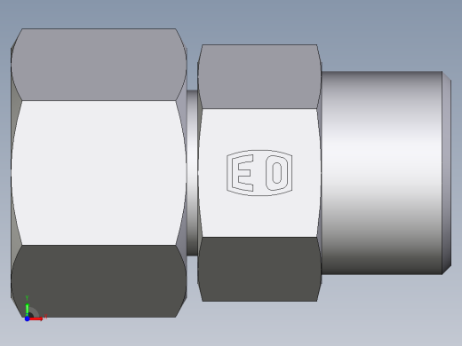 卡套式工业通用硬管接头EO_Distance_piece_adapter_DA14SOMDCF前视缩略图