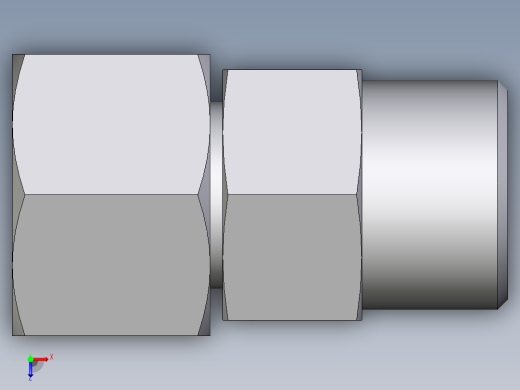卡套式工业通用硬管接头EO_Distance_piece_adapter_DA14SOMDCF俯视缩略图