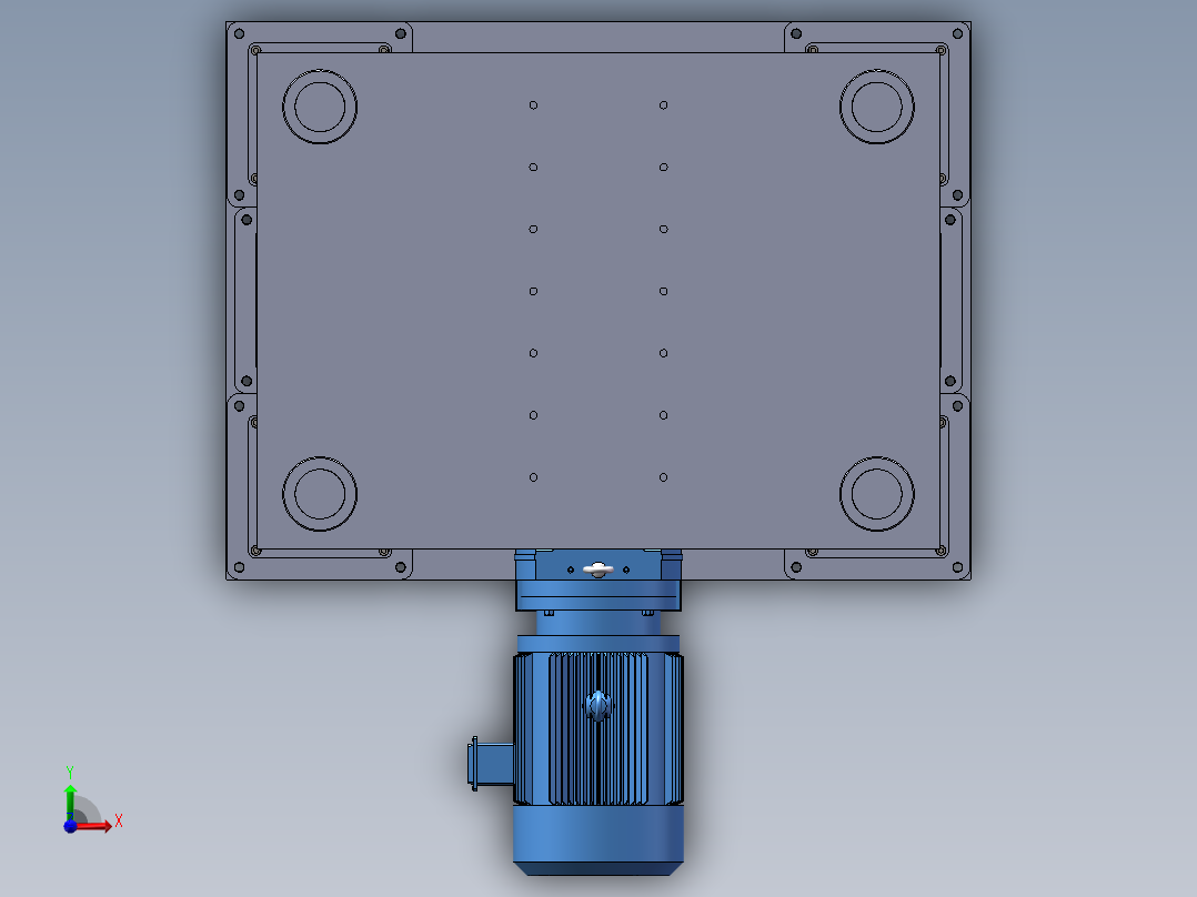 护栏清洗车前视图