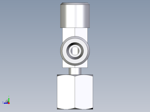 卡套式工业通用硬管接头EO_Standpipe_run_tee_EVL06SOMD71右视缩略图