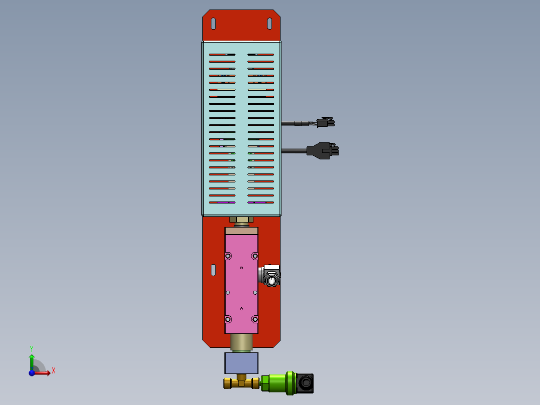 电动计量泵（SIC）前视图