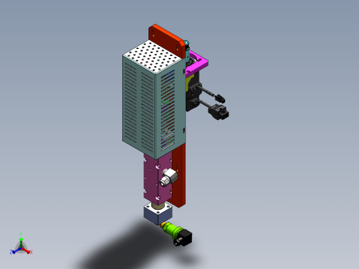 电动计量泵（SIC）正等轴测缩略图