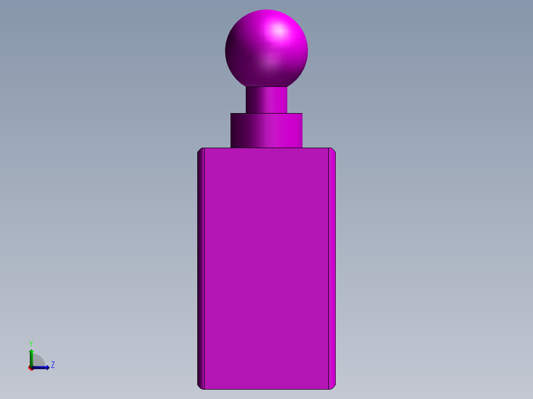 S38 机械速度控制阀左视图