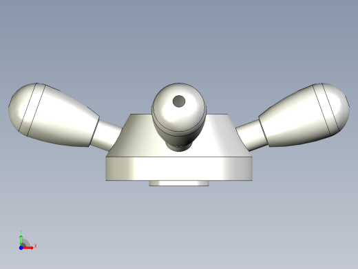 FOUR-ARM把手VBR.4-3D多系列多零件图纸模型前视缩略图