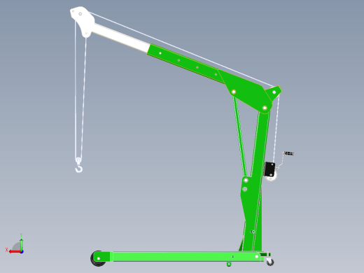 提升700kg的提升机式后视缩略图