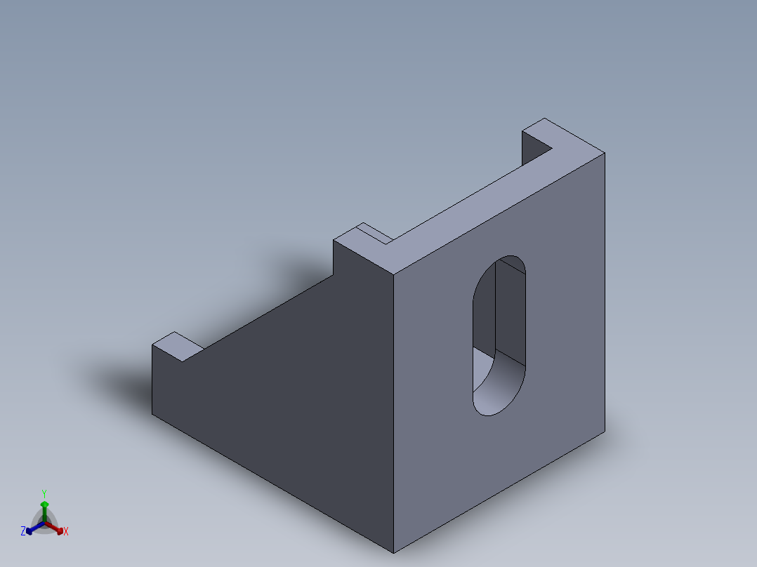 4040角码正等轴测图