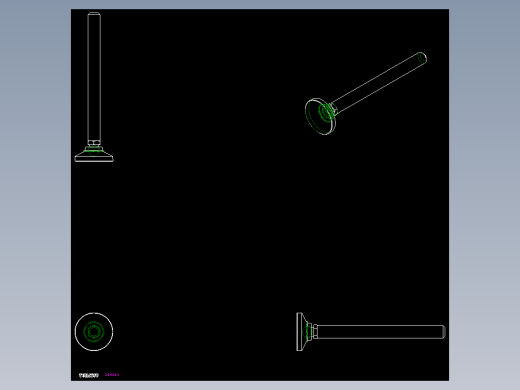 水平調整腳座(SUS製)LSA50-SUS-2D多系列多零件图纸模型