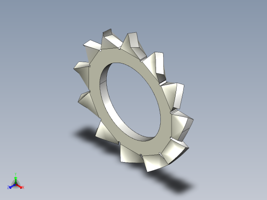 EXTERNAL TOOTH LOCK WASHER for M6 SCREW.IGS