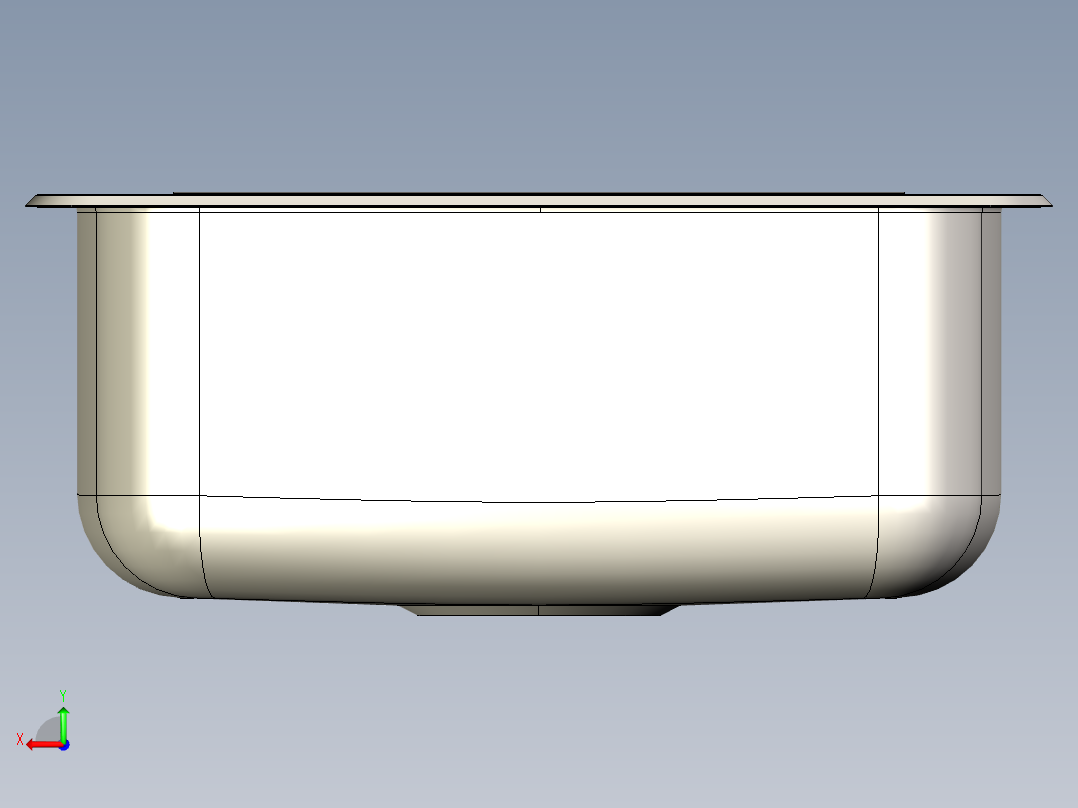 水槽、不锈钢水槽(99)后视图