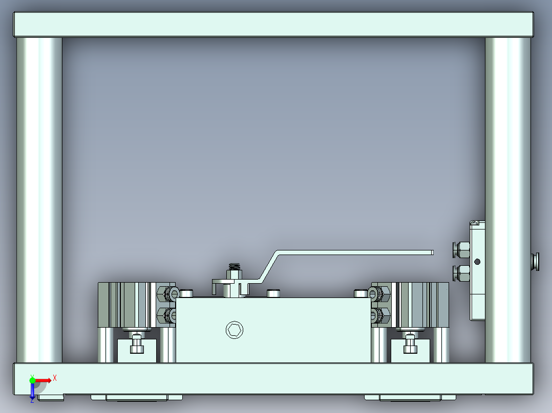 MCLG-C-笔记本CNC工装夹具三维模型CNC1俯视图