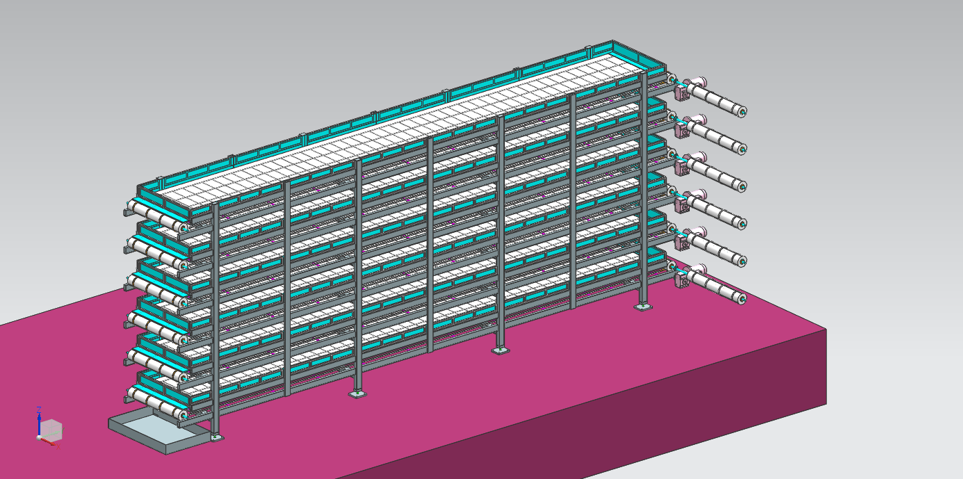 黑水虻养殖自动化成套设备ug10