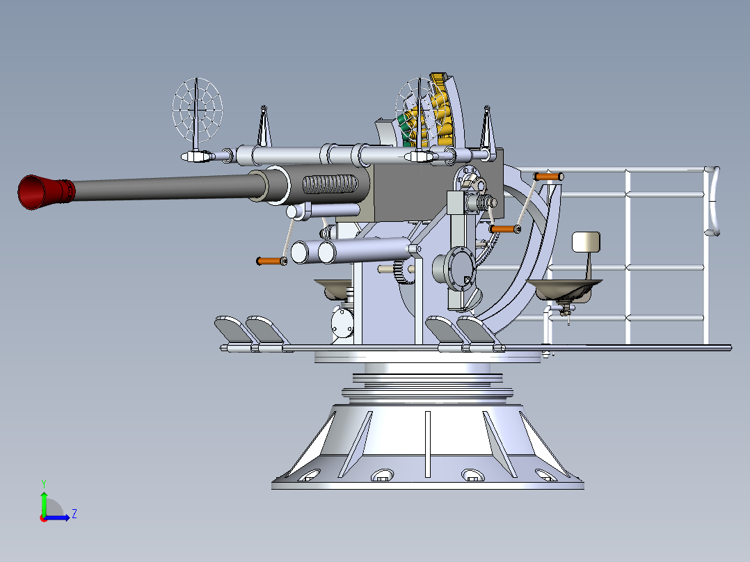 B3003245-近防炮左视图
