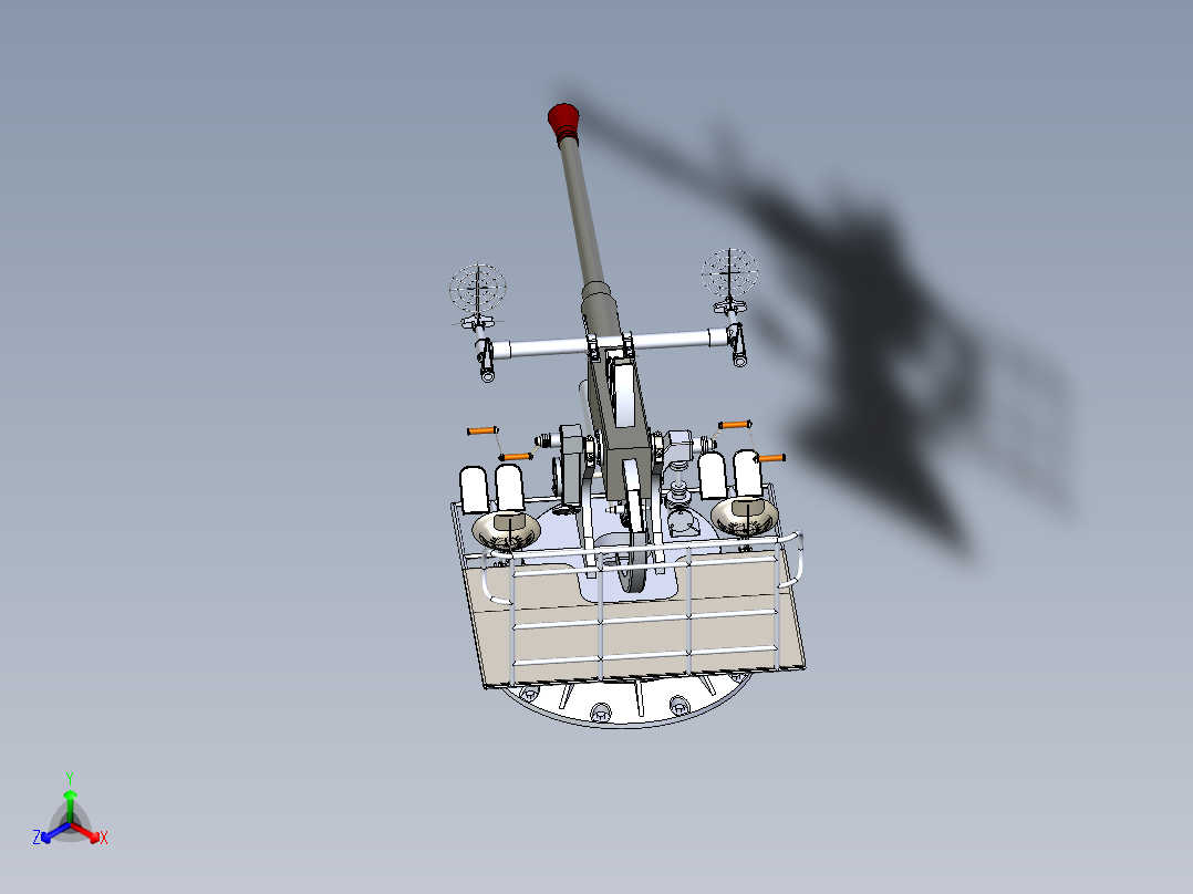 B3003245-近防炮正等轴测图