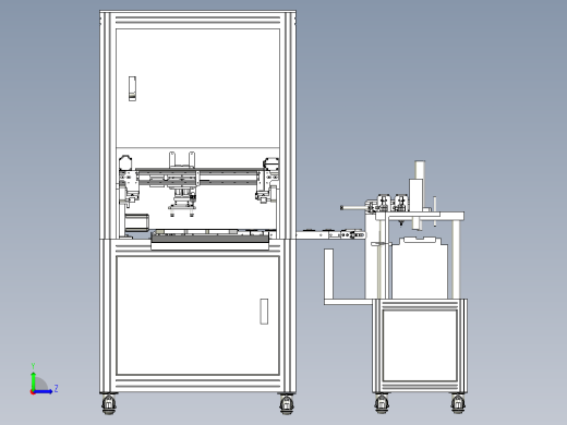扇叶自动上料机左视缩略图