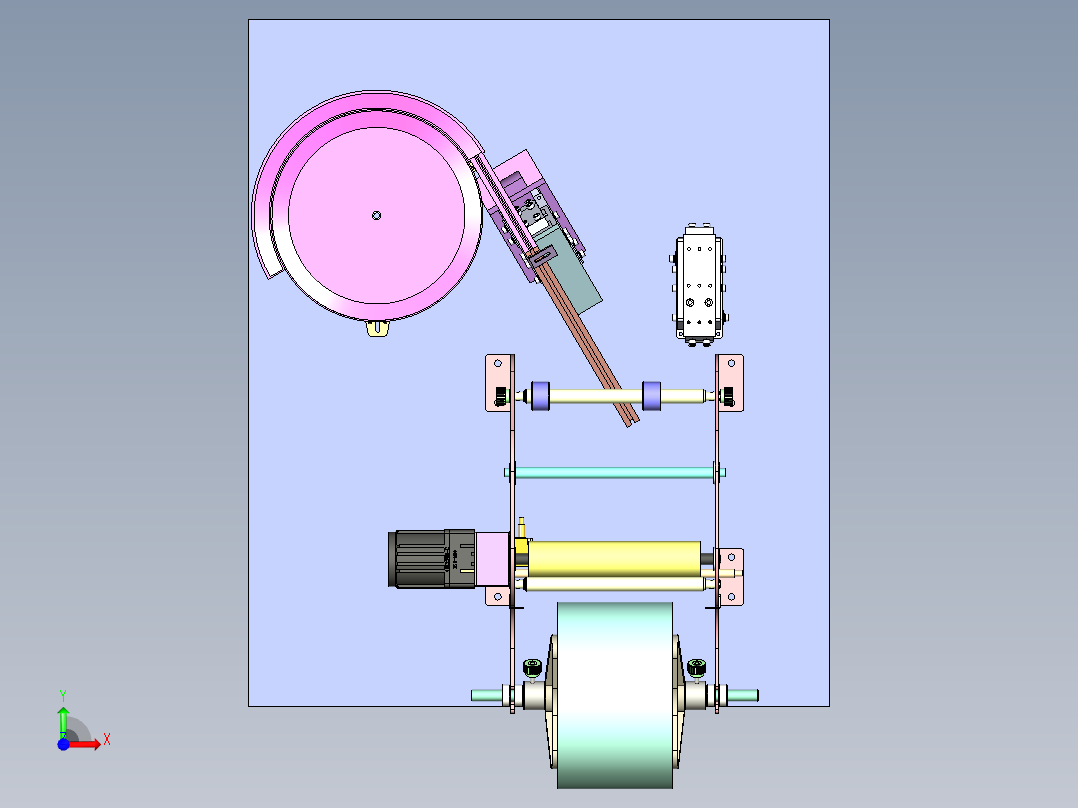 SFM-200 微型自动化送料设备前视图