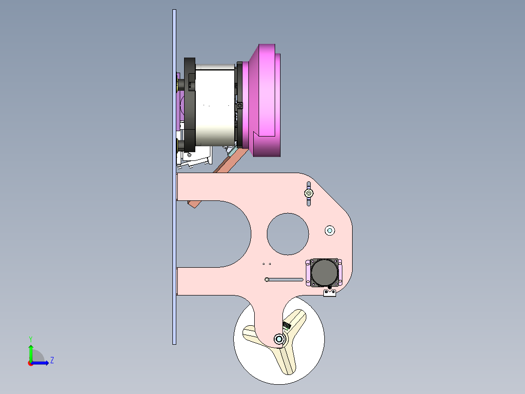 SFM-200 微型自动化送料设备左视图